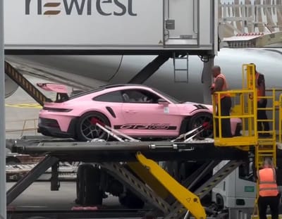 This pink Porsche GT3 RS got five-star Emirates treatment while you’re still fighting for overhead bin space