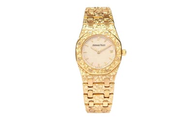 This gold-covered Royal Oak costs the same as a new Audi