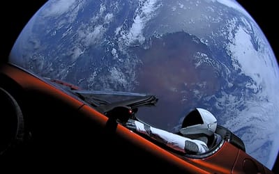 This is where Elon Musk's Roadster is now 7 years after being fired into space