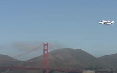 Few moments were more iconic than a NASA space shuttle soaring over the Golden Gate Bridge on a 747