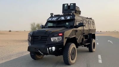 Inside a SWAT truck! The bulletproof Inkas Titan-DS