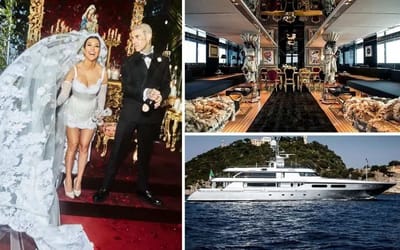 Inside Kourtney Kardashian’s lavish $14.2 million wedding superyacht