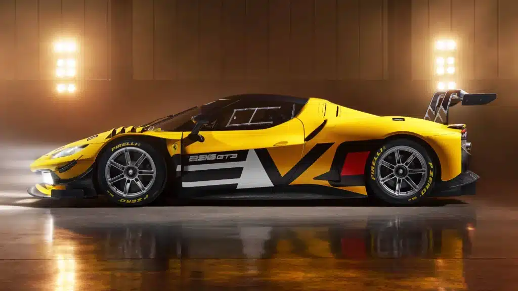 This is the new Ferrari 296 GT3 Evo, arguably the most extreme Ferrari 296 ever made