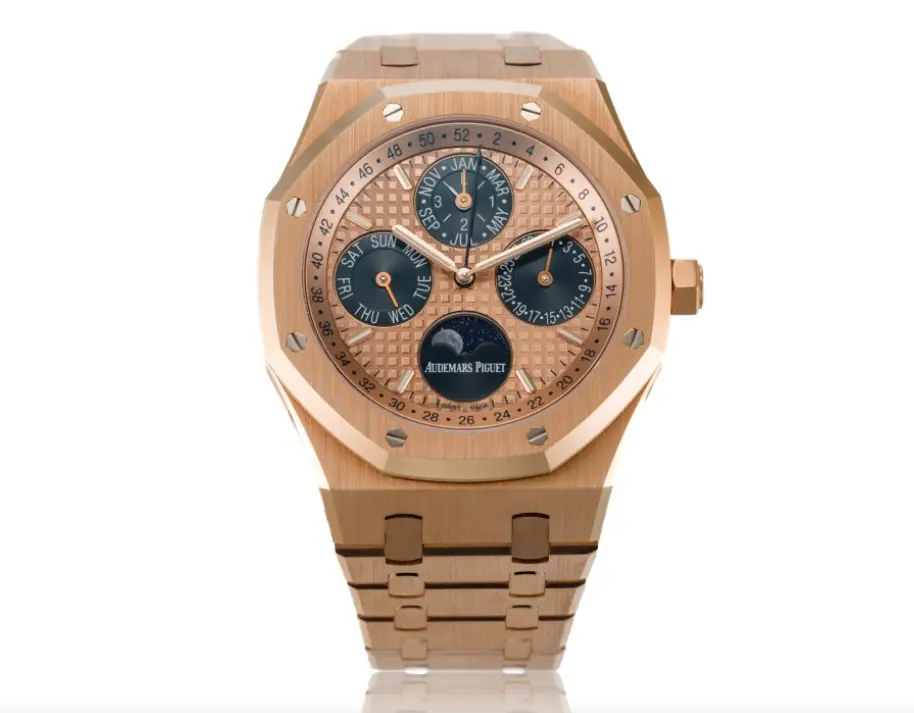 $200K 18-karat rose gold Audemars Piguet watch